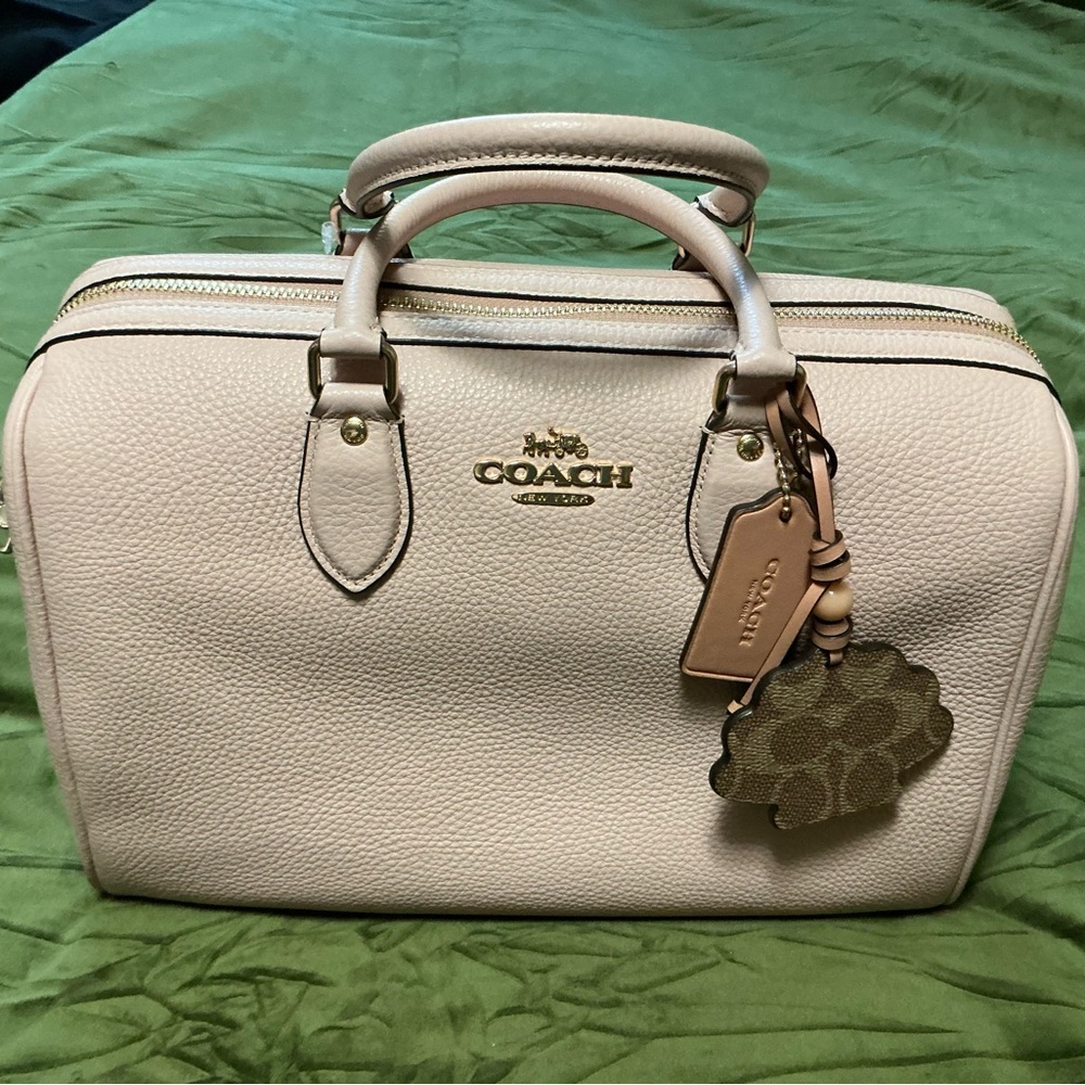 Coach Large Rowan - Cream Tan